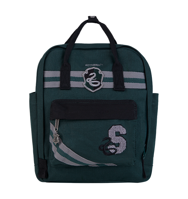Warner Bros Slytherin Logo Backpack 3 Warner Bros Slytherin Logo Backpack
