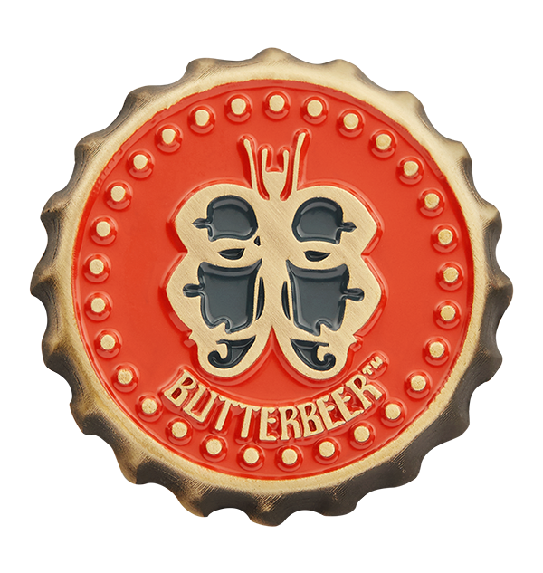 Warner Bros Butterbeer Logo Pin Collectables 3 Warner Bros Butterbeer Logo Pin Collectables