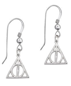 Warner Bros Deathly Hallows Sterling Silver Earrings Jewellery