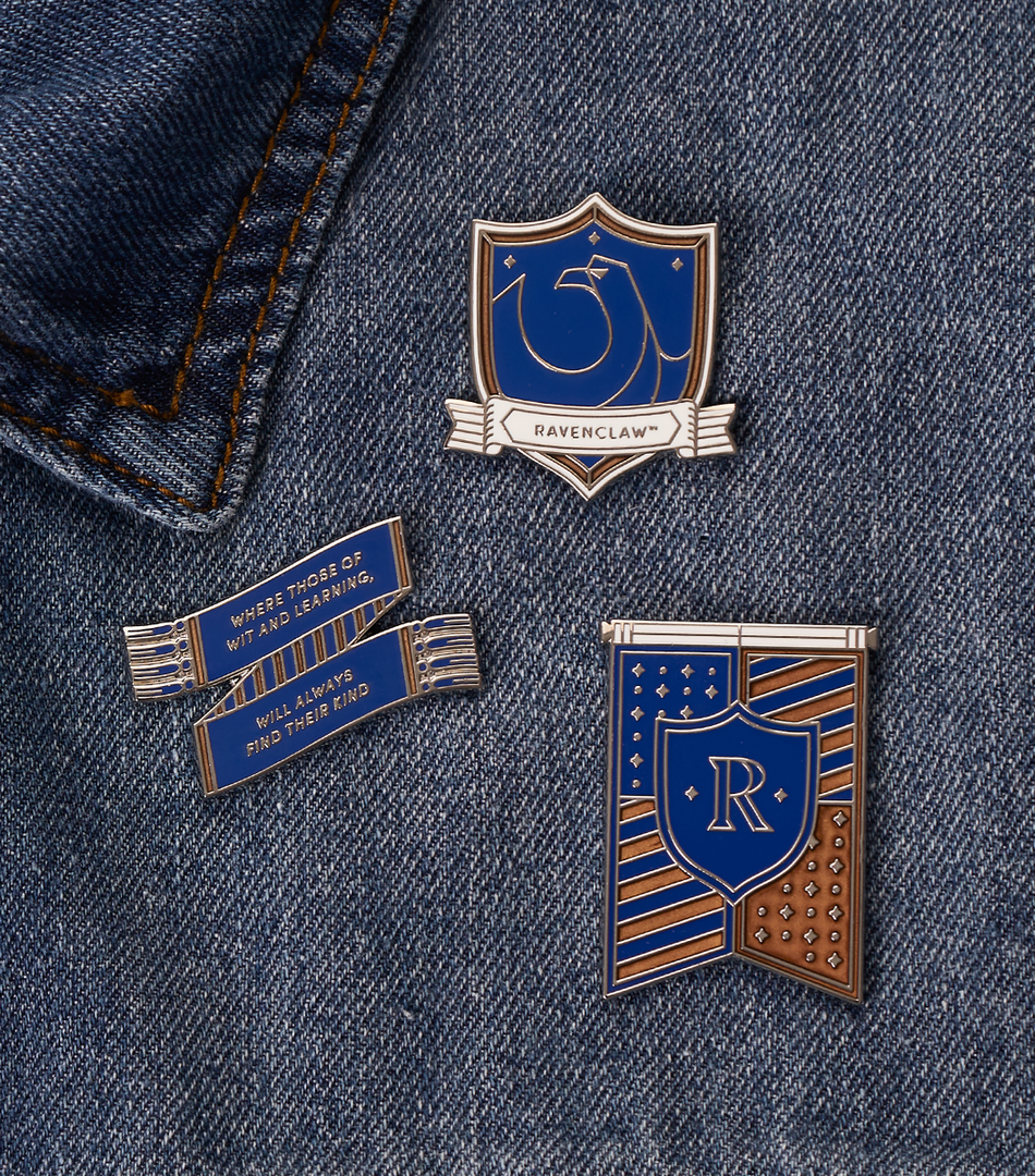 Warner Bros Ravenclaw House Crest Enamel Pin 6 Warner Bros Ravenclaw House Crest Enamel Pin
