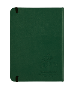 Warner Bros Best Sellers Personalised Slytherin Embossed Notebook