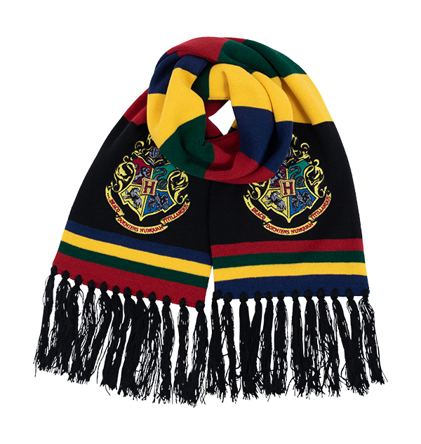 Warner Bros Embroidered Hogwarts Scarf 3 Warner Bros Embroidered Hogwarts Scarf