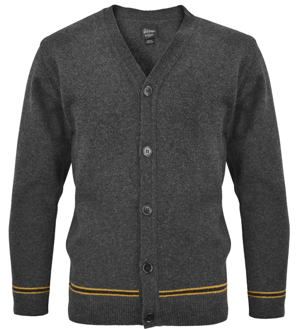 Warner Bros Hufflepuff V-Neck School Cardigan 3 Warner Bros Hufflepuff V-Neck School Cardigan