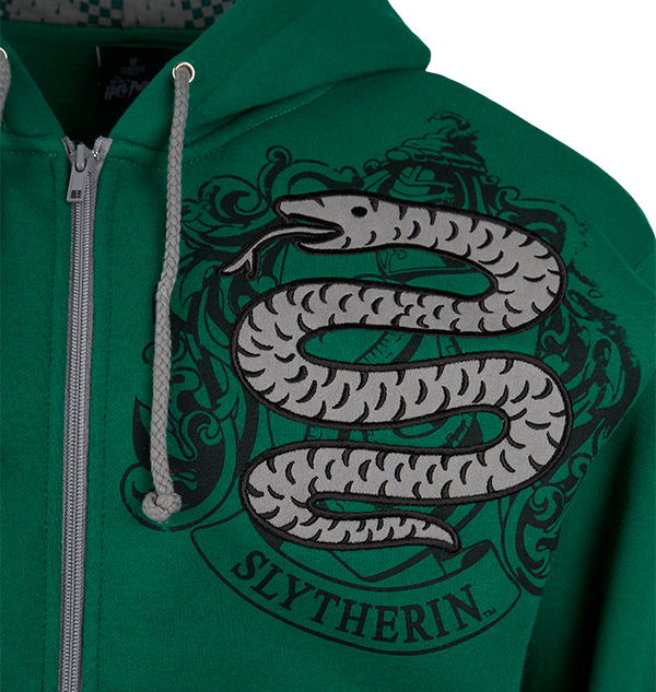 Warner Bros Best Sellers Slytherin Hooded Sweatshirt 6 Warner Bros Best Sellers Slytherin Hooded Sweatshirt