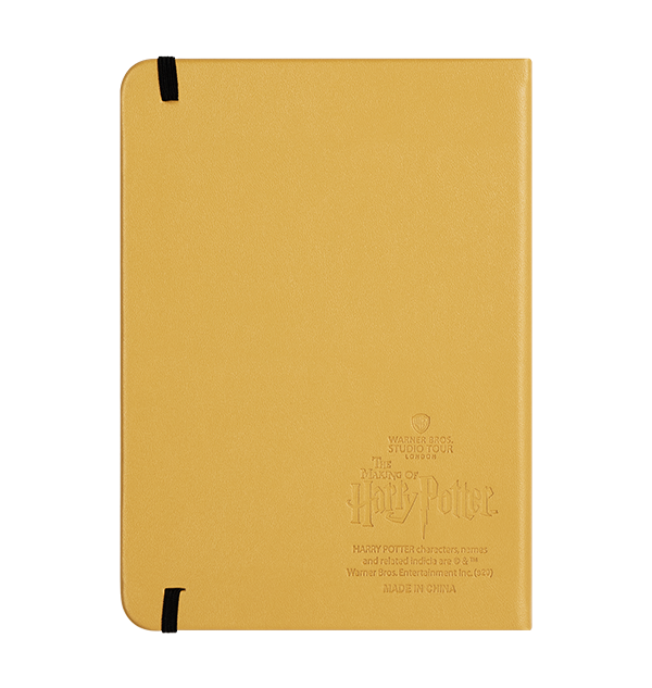 Warner Bros Personalised Hufflepuff Embossed Notebook 4 Warner Bros Personalised Hufflepuff Embossed Notebook