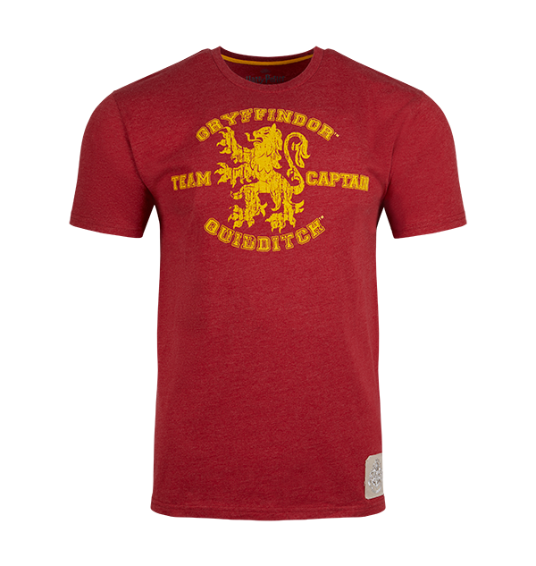 Warner Bros Gryffindor Quidditch Team Captain T-Shirt 3 Warner Bros Gryffindor Quidditch Team Captain T-Shirt