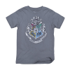 Warner Bros Kids Hogwarts Silver Crest T-Shirt