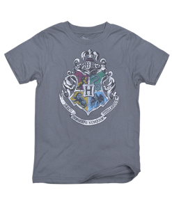 Warner Bros Kids Hogwarts Silver Crest T-Shirt