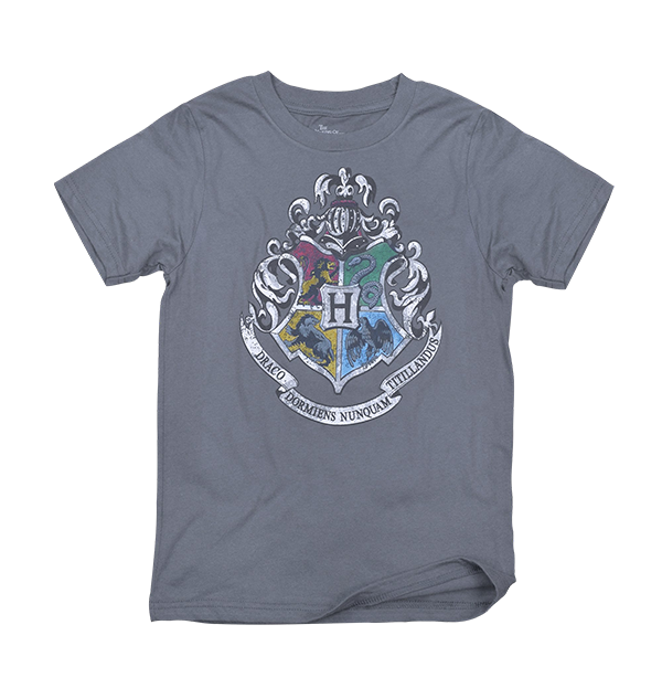 Warner Bros Kids Hogwarts Silver Crest T-Shirt 3 Warner Bros Kids Hogwarts Silver Crest T-Shirt