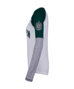 Warner Bros Slytherin Ladies Raglan Shirt 8 Warner Bros Slytherin Ladies Raglan Shirt