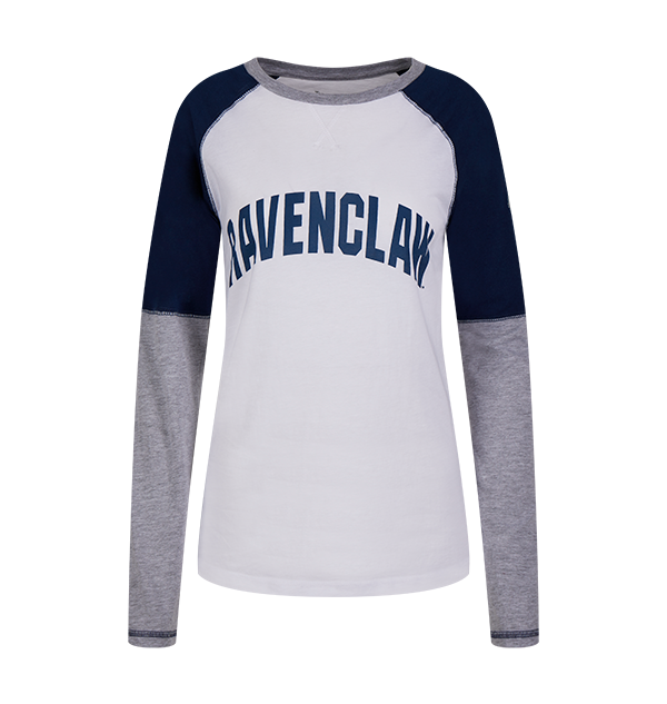 Warner Bros Ravenclaw Ladies Raglan Shirt 3 Warner Bros Ravenclaw Ladies Raglan Shirt