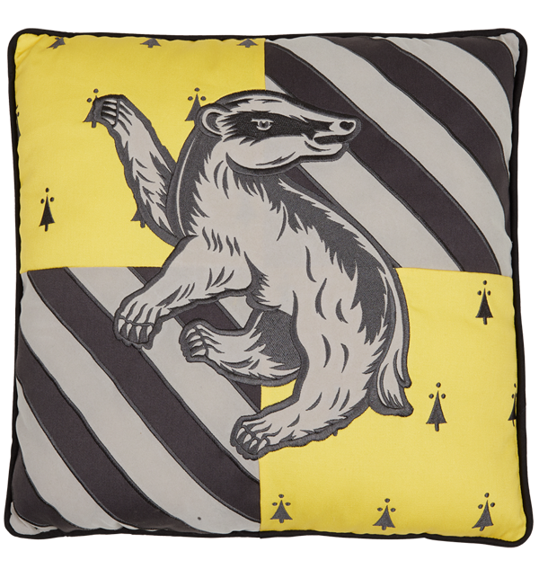 Warner Bros Hufflepuff House Cushion 3 Warner Bros Hufflepuff House Cushion
