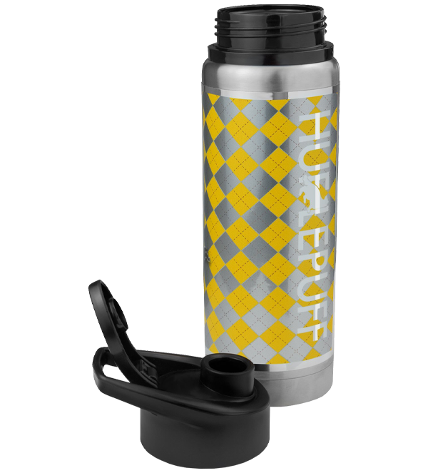 Warner Bros Hufflepuff Stainless Steel Flask 4 Warner Bros Hufflepuff Stainless Steel Flask