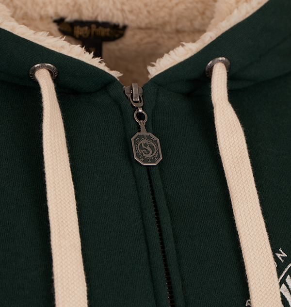 Warner Bros Slytherin Fleece Hoodie 6 Warner Bros Slytherin Fleece Hoodie