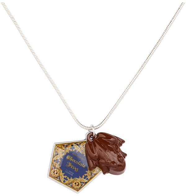 Warner Bros Chocolate Frog Charm Necklace 4 Warner Bros Chocolate Frog Charm Necklace