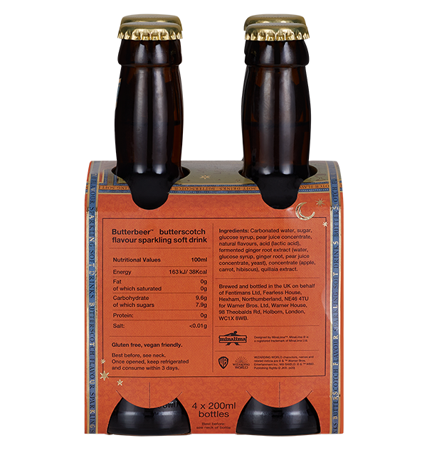 Warner Bros Best Sellers Bottled Butterbeer 4-Pack 5 Warner Bros Best Sellers Bottled Butterbeer 4-Pack