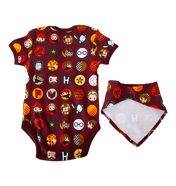 Warner Bros Kawaii Dot Baby Body Suit And Bib Set 4 Warner Bros Kawaii Dot Baby Body Suit And Bib Set