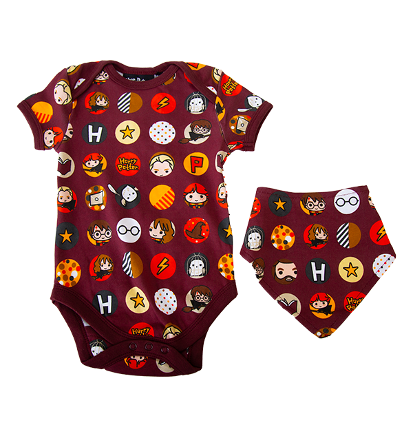 Warner Bros Kawaii Dot Baby Body Suit And Bib Set 3 Warner Bros Kawaii Dot Baby Body Suit And Bib Set