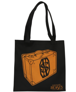 Warner Bros Best Sellers Fantastic Beasts Black Suitcase Tote Bag