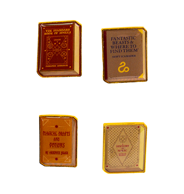 Warner Bros Best Sellers Diagon Alley Book Pins 4 Warner Bros Best Sellers Diagon Alley Book Pins