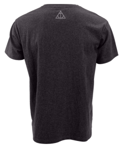 Warner Bros Best Sellers Deathly Hallows Smoky Charcoal T-Shirt