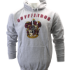 Warner Bros Grey Gryffindor Crest Hooded Jumper
