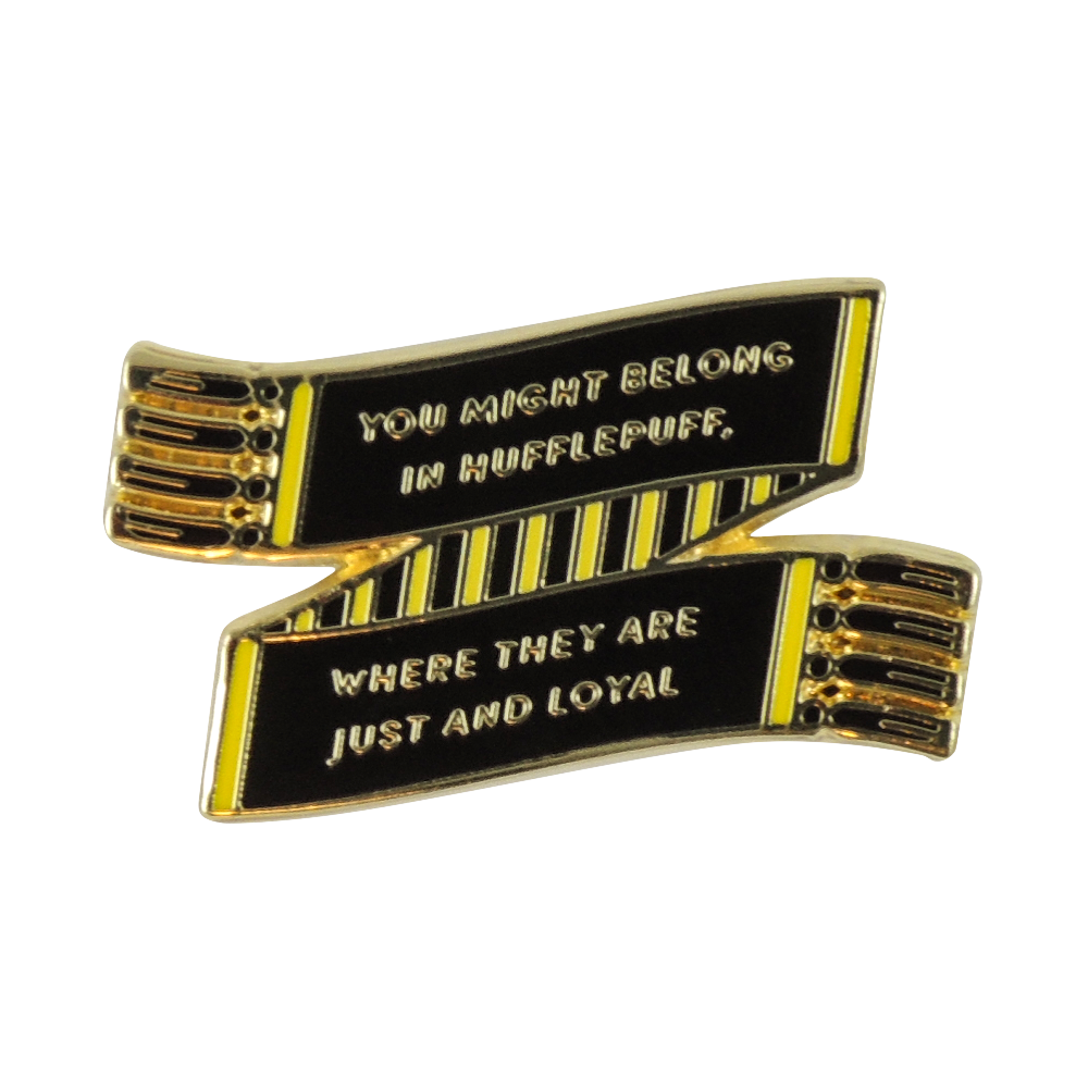 Warner Bros Hufflepuff House Scarf Enamel Pin Best Sellers 3 Warner Bros Hufflepuff House Scarf Enamel Pin Best Sellers