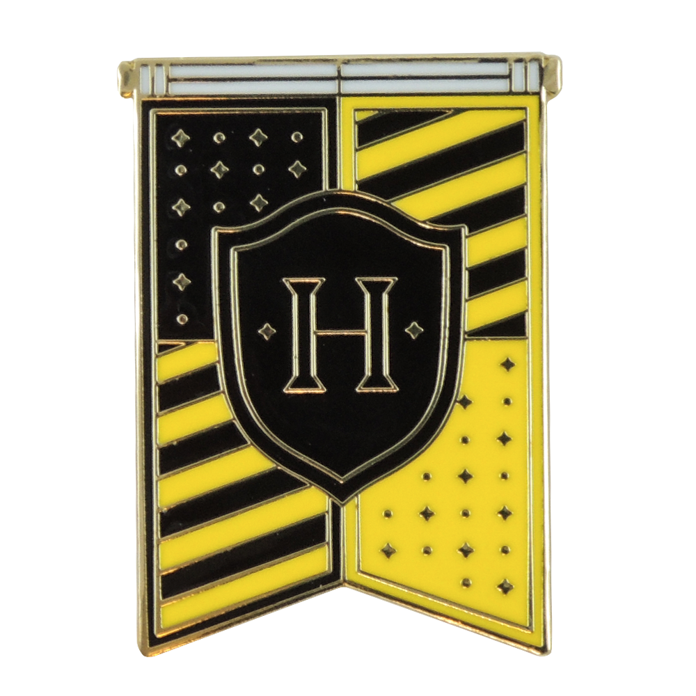 Warner Bros Hufflepuff House Banner Enamel Pin Best Sellers 3 Warner Bros Hufflepuff House Banner Enamel Pin Best Sellers