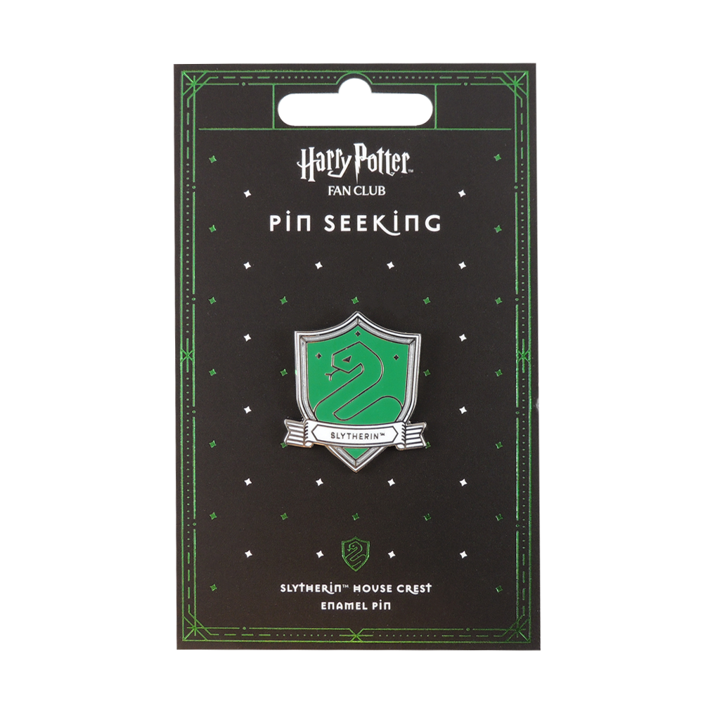 Warner Bros Slytherin House Crest Enamel Pin 4 Warner Bros Slytherin House Crest Enamel Pin