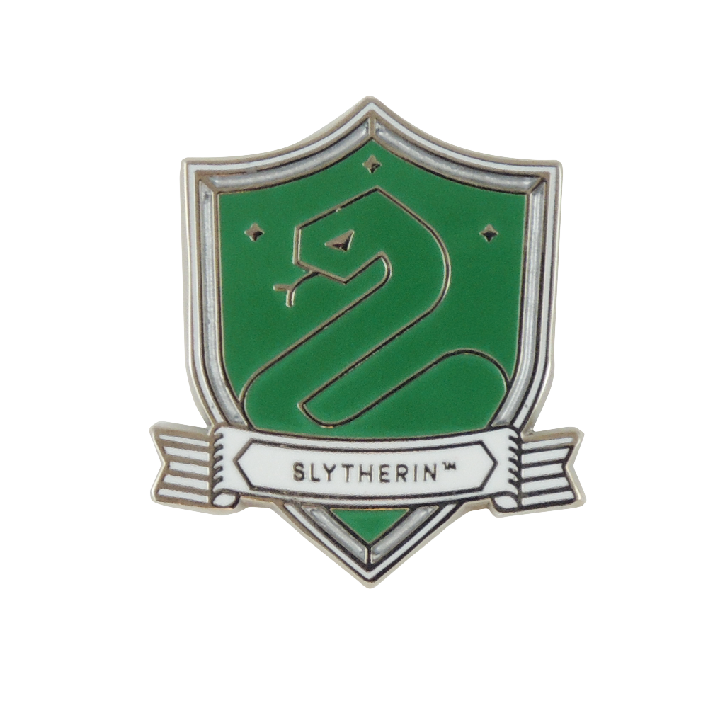 Warner Bros Slytherin House Crest Enamel Pin 3 Warner Bros Slytherin House Crest Enamel Pin