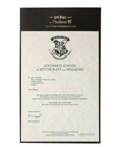 Warner Bros Exclusives Harry Potter's Hogwarts Acceptance Letter 10 Warner Bros Exclusives Harry Potter's Hogwarts Acceptance Letter