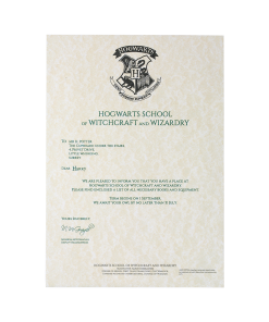 Warner Bros Exclusives Harry Potter's Hogwarts Acceptance Letter 11 Warner Bros Exclusives Harry Potter's Hogwarts Acceptance Letter