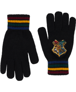 Warner Bros Best Sellers Hogwarts School Crest Knitted Gloves