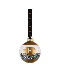 Warner Bros Glass Hogwarts Bead Bauble