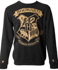 Warner Bros Hogwarts Striped Sleeve Sweatshirt