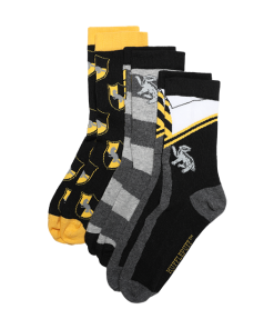 Warner Bros Hufflepuff House 3-Pack Socks