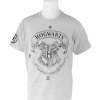 Warner Bros Best Sellers Kids Hogwarts Crest Grey T-Shirt