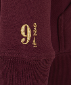 Warner Bros Best Sellers Platform 9 3/4 Kids Zip Hoodie - Burgundy