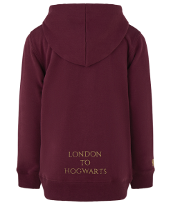 Warner Bros Best Sellers Platform 9 3/4 Kids Zip Hoodie - Burgundy
