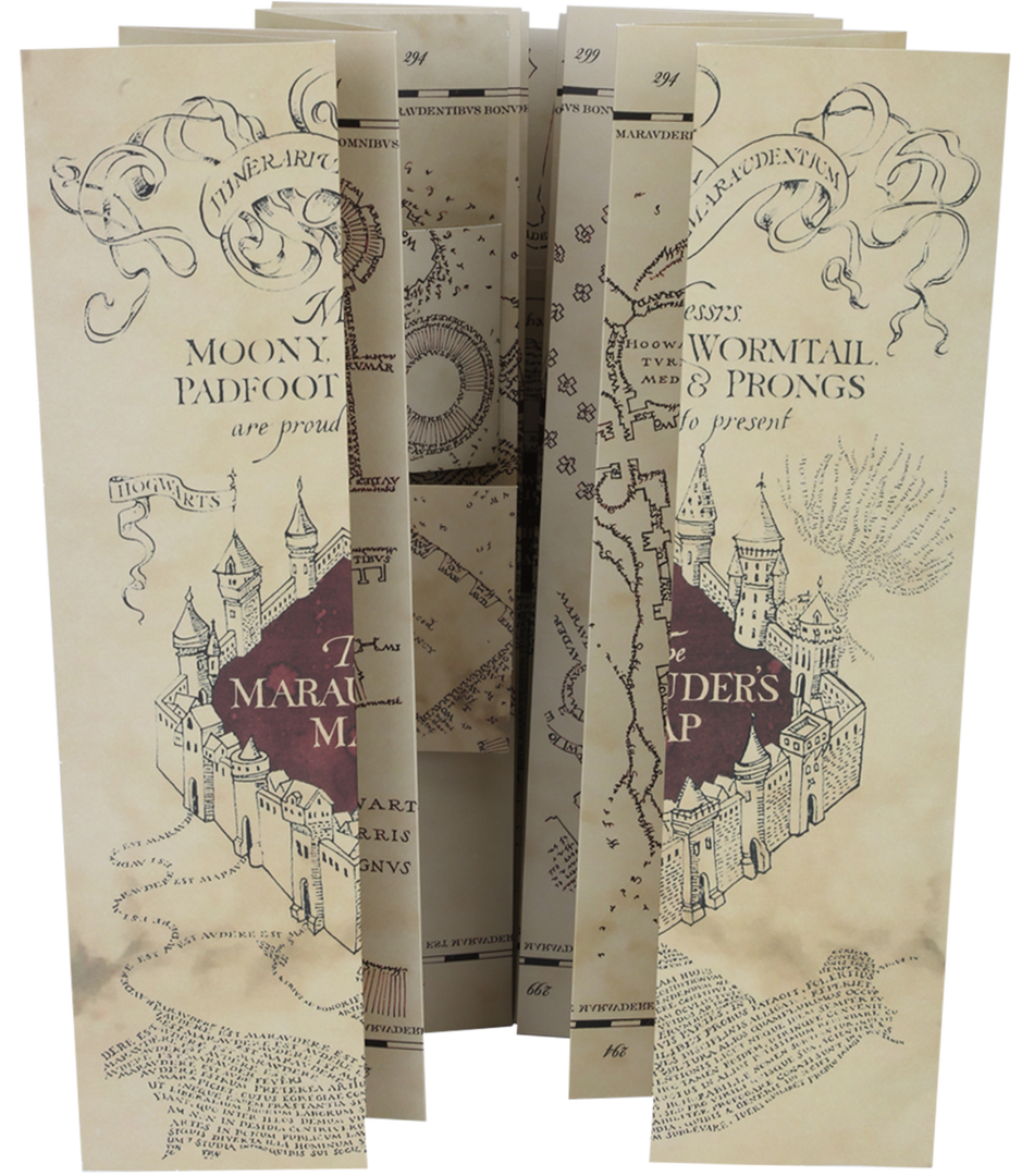 Warner Bros The Marauder's Map - Replica 3 Warner Bros The Marauder's Map - Replica