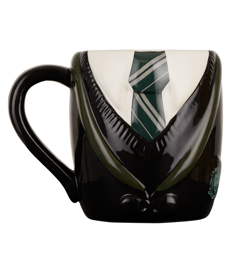 Warner Bros Best Sellers Slytherin Moulded Mug 3 Warner Bros Best Sellers Slytherin Moulded Mug