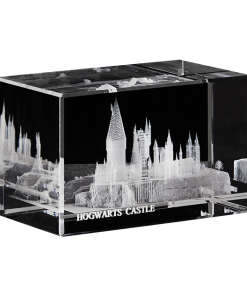 Warner Bros Hogwarts School Of Witchcraft And Wizardry Glass Paperweight