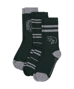 Warner Bros Slytherin Sock Set - 3 Pack
