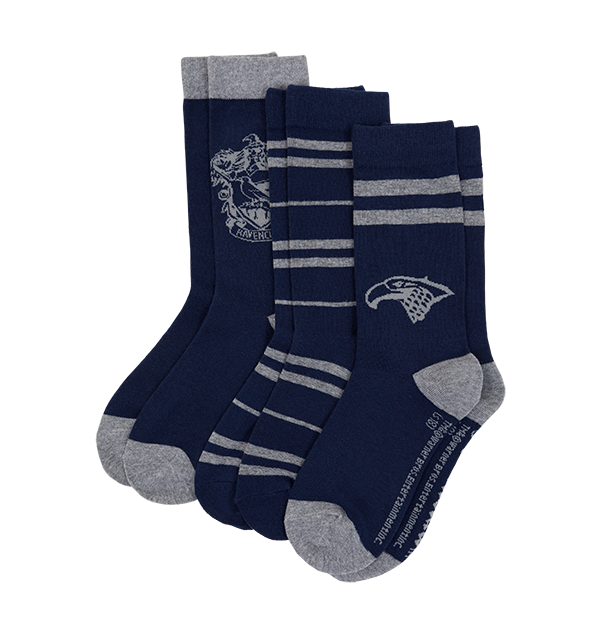 Warner Bros Ravenclaw Sock Set (3 Pack) 3 Warner Bros Ravenclaw Sock Set (3 Pack)