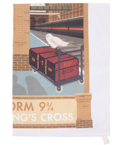 Warner Bros MinaLima Platform 9 3/4 Print Tea-Towel Platform 9¾