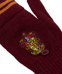 Warner Bros Gryffindor Knitted Mitten Capped Gloves 7 Warner Bros Gryffindor Knitted Mitten Capped Gloves