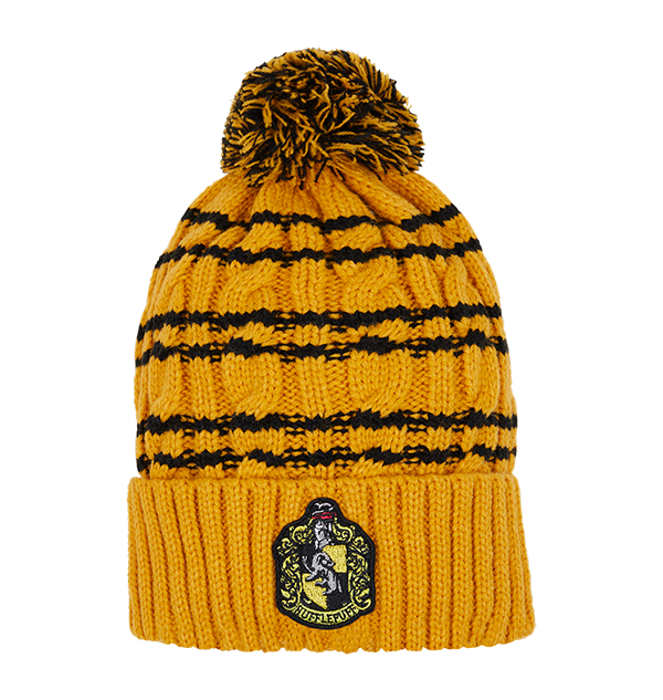 Warner Bros Hufflepuff Knitted Hat 3 Warner Bros Hufflepuff Knitted Hat