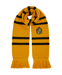 Warner Bros Hufflepuff Knitted Crest Scarf