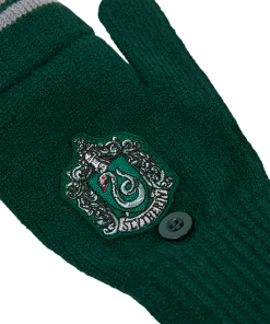 Warner Bros Best Sellers Slytherin Knitted Mitten Capped Gloves