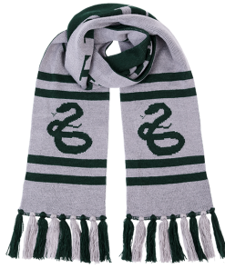 Warner Bros Best Sellers Slytherin Reversible Knit Scarf